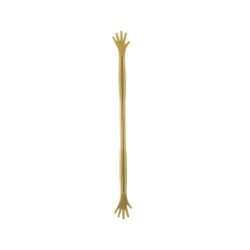 Hand Drink Stirrer Gold 210mm