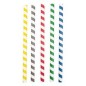 Retro Coloured Wide Straws 100 pcs 8x235mm