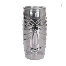 Tiki Tall Platinum Glass 69cl Luxury