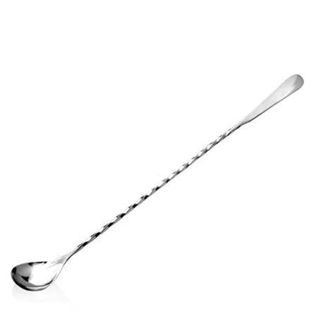 Bar Spoon Hoffman Spiraled Silver 45cm