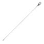 'Tear Drop' Spiraled Bar Spoon Silver 50cm