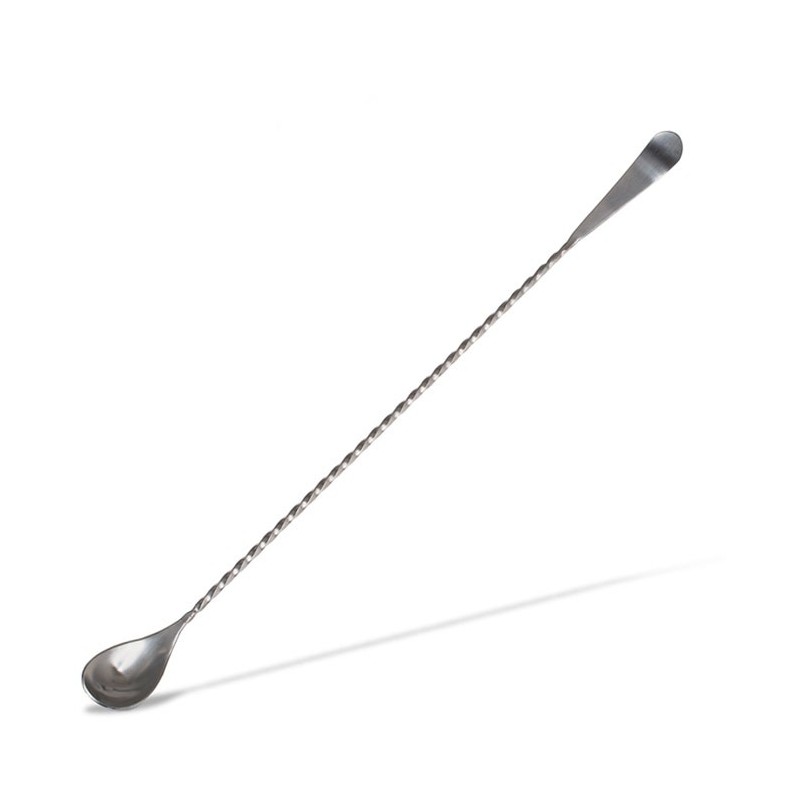 Bar Spoon Hoffman Spiraled Silver 30cm