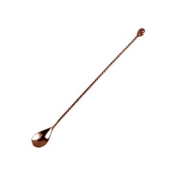 Skull Head Bar Spoon Bronze 30cm | Gothic Bartending