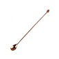 Cuchara de Bar Cabeza de Calavera Bronce 30cm
