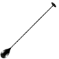 Cuchara de Bar Espiral Negra 28cm (Black Gun)