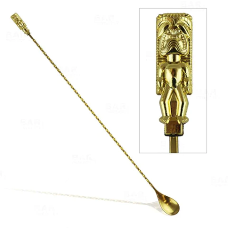 Bar Spoon Tiki Gold 42cm