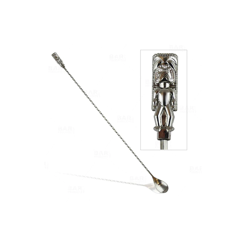 Bar Spoon Tiki Silver 42cm