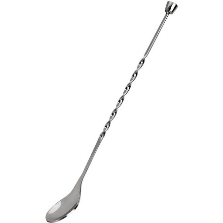 Cuchara de Bar Semi-Espiral 28 cm – Acero Inoxidable