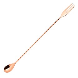 Cuchara Bar Lujo Cobre 30cm | Trident Lux