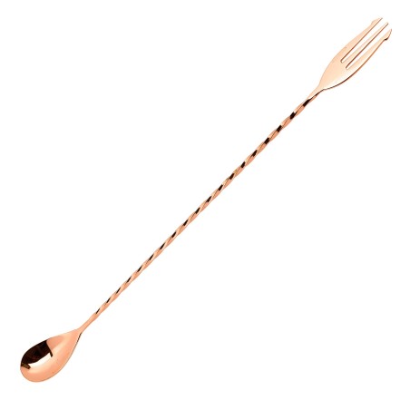 Cuchara Bar Lujo Cobre 30cm | Trident Lux
