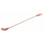 Cuchara de Bar Tridente Espiralada Cobre 30cm