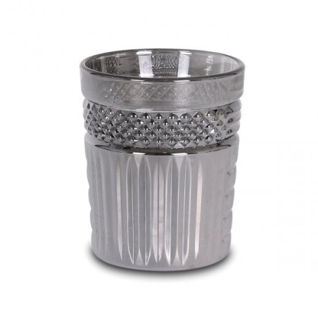 Vaso Radiant Platinum 35,5cl Geométrico
