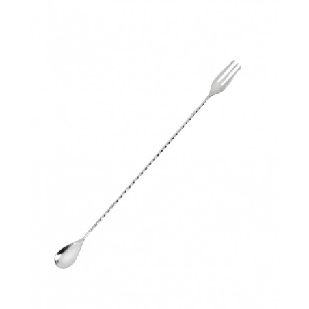 Cuchara Bar Larga 40cm | Tridente Plata Lux