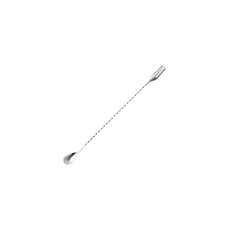 Cuchara de Bar Tridente Luxury Plateada 32cm