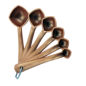 Ensemble de Cuillères Mesureuses 6 pièces Cuivrées Ensemble de Cuillères Mesureuses 6 pièces Cuivrées