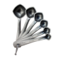 Ensemble de Cuillères Mesureuses 6 pièces PC Argentées Ensemble de Cuillères Mesureuses 6 pièces PC Argentées